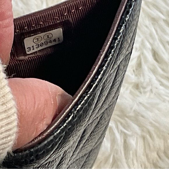 ***SOLD***Chanel Caviar Flap Wallet with silver hardware - Picture 8 of 10